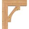 Ekena Millwork Westlake Block Smooth Bracket w/ Offset Brace, Western Red Cedar, 7 1/2"W x 24"D x 28"H BKT0806X24X28WTL05SWR - alternate 4